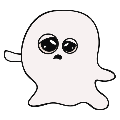 Ghost emoji and sticker messages sticker-9