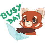 Fox Emoji Stickers messages sticker-4