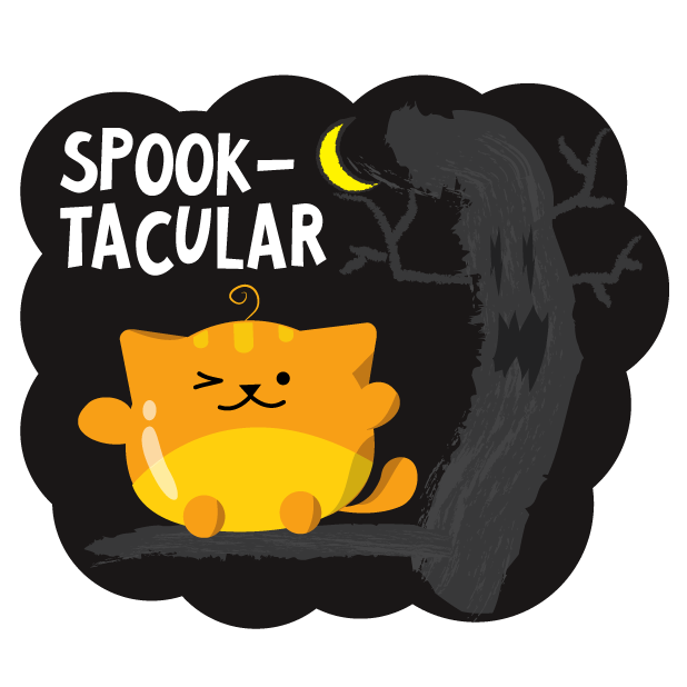 Mochi Halloween Stickers messages sticker-1