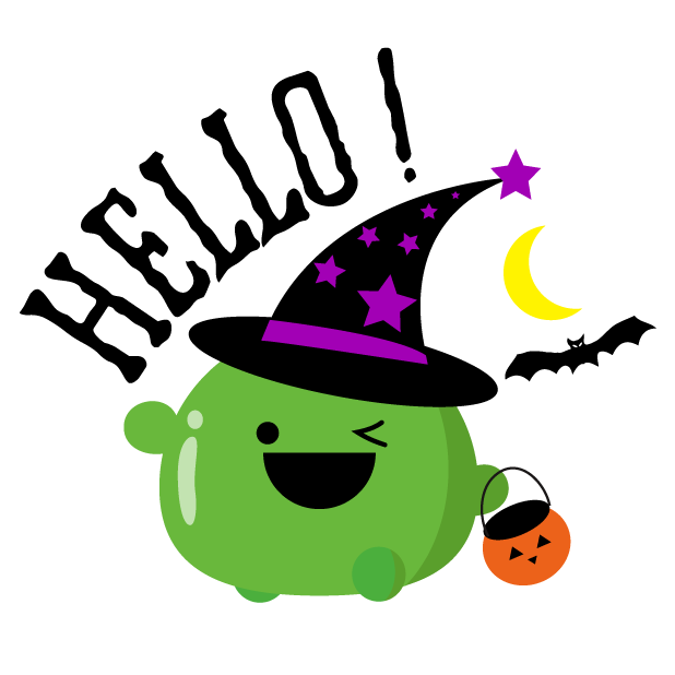 Mochi Halloween Stickers messages sticker-0