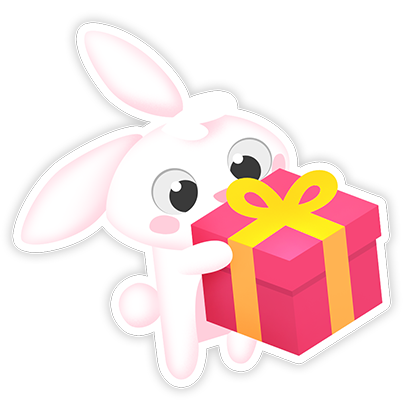 Greedy Bunnies messages sticker-8