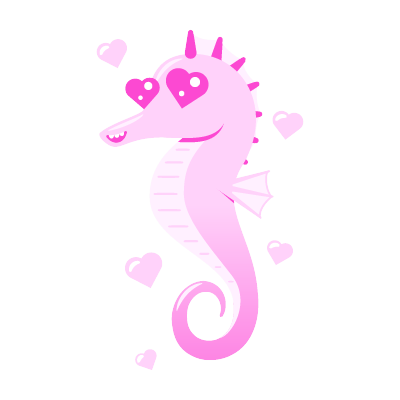 Bubbles The Seahorse messages sticker-7