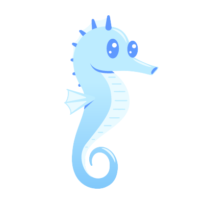Bubbles The Seahorse messages sticker-2