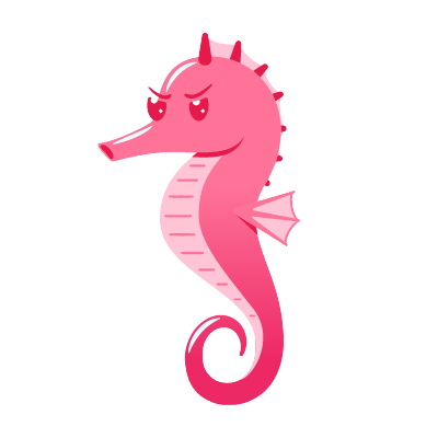 Bubbles The Seahorse messages sticker-11
