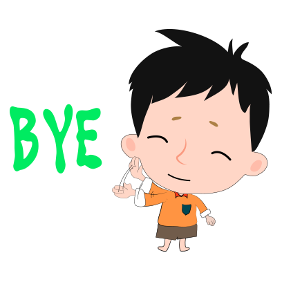 Little boy and girl stickers messages sticker-3