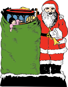 Santa Claus Stickers: HoHoHo messages sticker-10