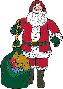 Santa Claus Stickers: HoHoHo messages sticker-9