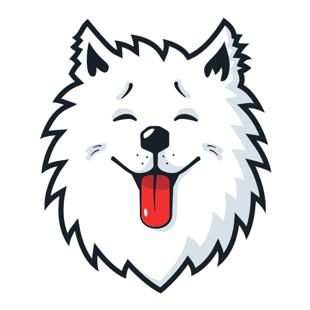 Samoyed Fram messages sticker-5
