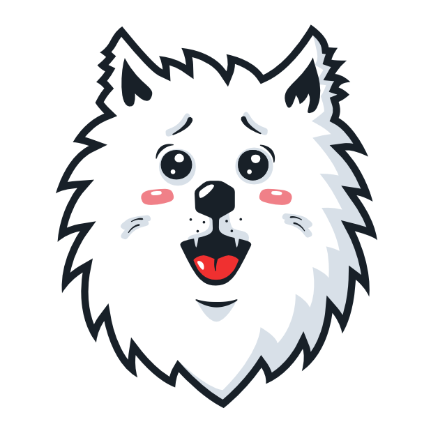 Samoyed Fram messages sticker-6
