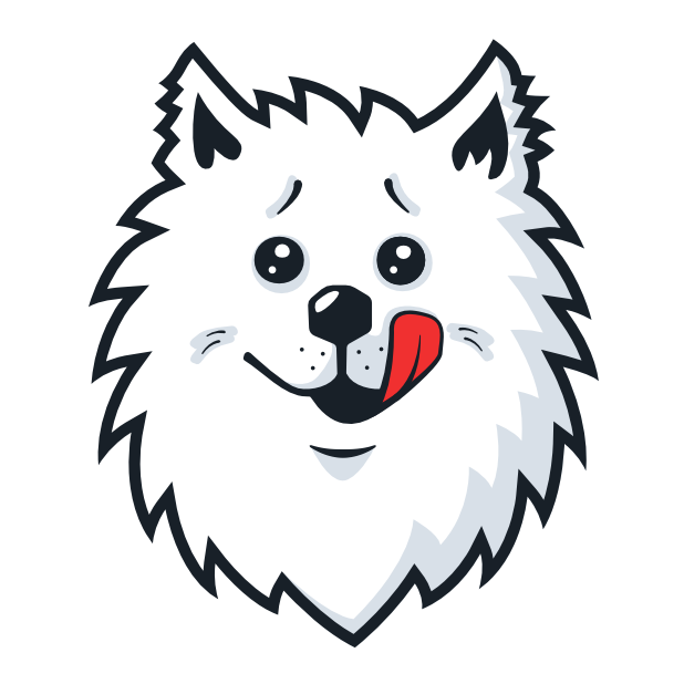 Samoyed Fram messages sticker-3