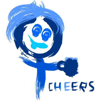 Paint It Blue - Stickers pack messages sticker-1