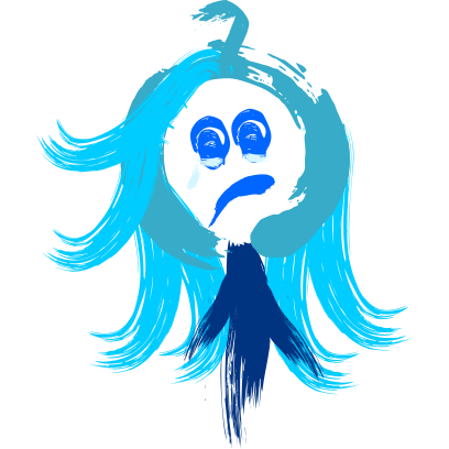 Paint It Blue - Stickers pack messages sticker-11