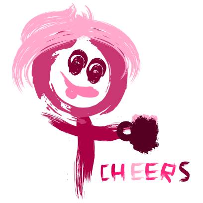 Paint It Pink - Stickers pack messages sticker-1