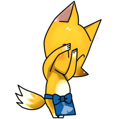 Tiny Foxxy - cute fox animal messages sticker-0