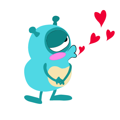 kid monster emoji 2 messages sticker-6