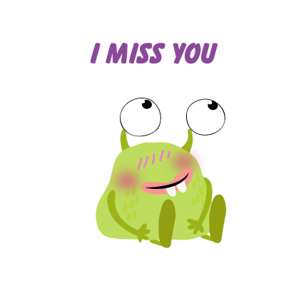 kid monster emoji 2 messages sticker-5