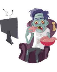 Scary Ghost n Zombie Stickers messages sticker-10