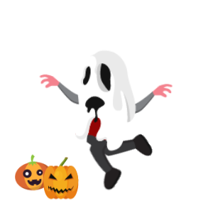 Halloween Character animated 2 messages sticker-4