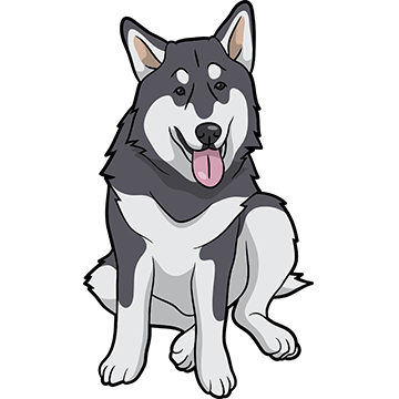 My Malmute DogMoji Stickers messages sticker-7