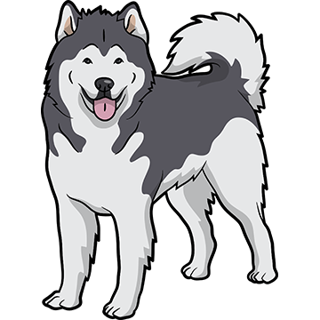 My Malmute DogMoji Stickers messages sticker-1