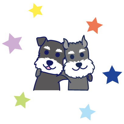 Happy Schnauzer and Toypoodle messages sticker-8