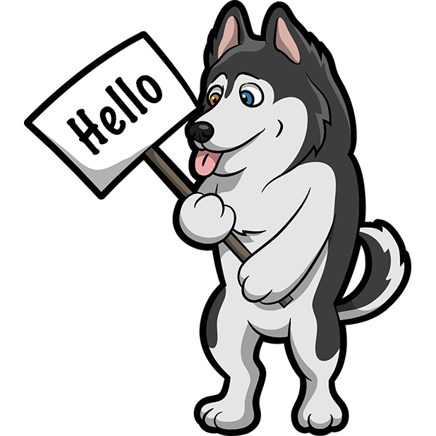 My HuskyMoji Dog Stickers messages sticker-0