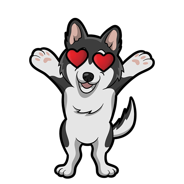 My HuskyMoji Dog Stickers messages sticker-11