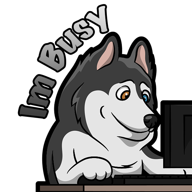 My HuskyMoji Dog Stickers messages sticker-8