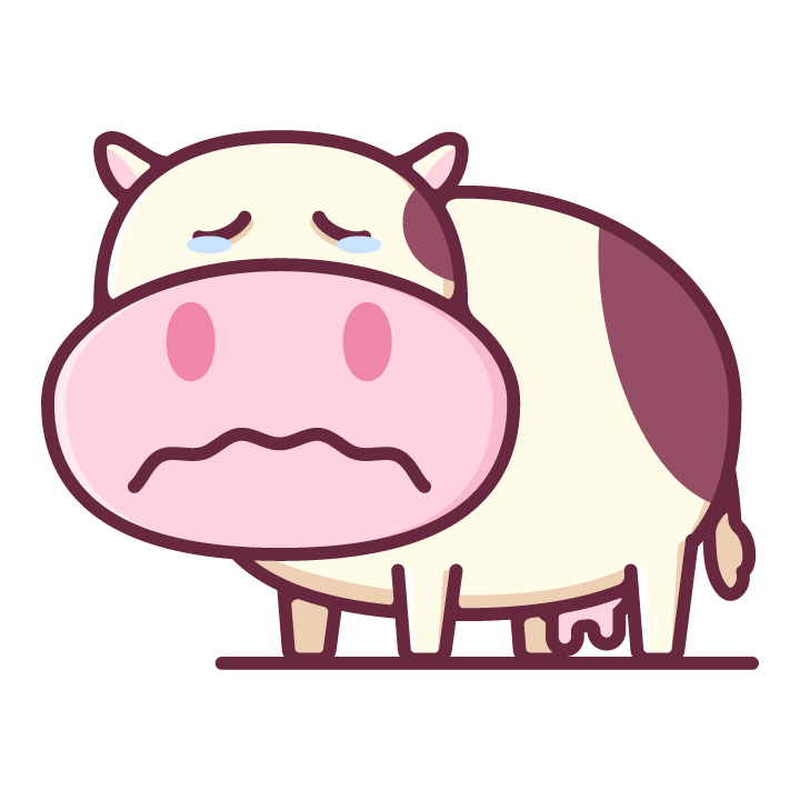 Moody Cow messages sticker-10