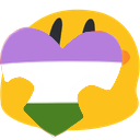 PrideHeartBlobs messages sticker-9