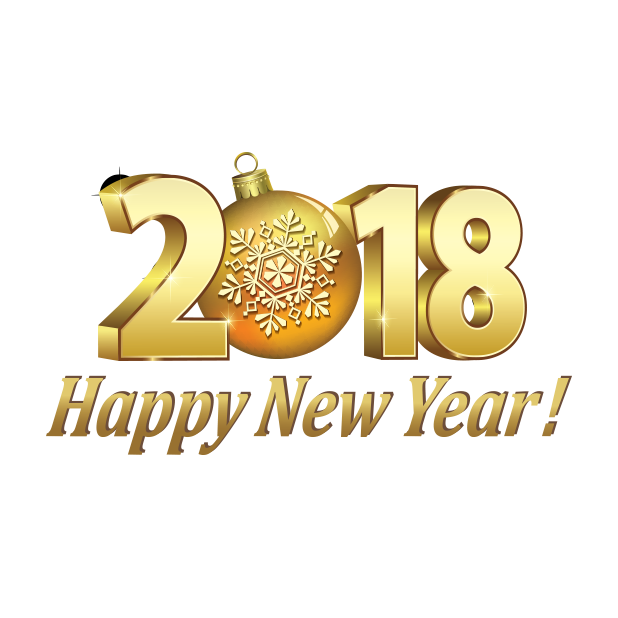 Happy New Year Stickers 2018 messages sticker-0