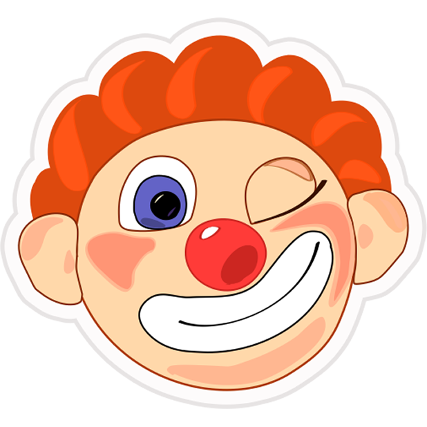 Clown Joy messages sticker-3
