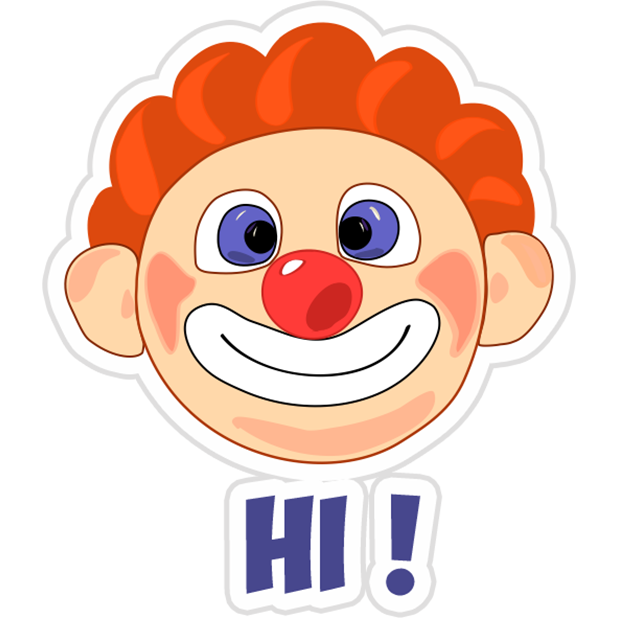 Clown Joy messages sticker-0