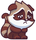 raccoonSTiK stickers iMessage messages sticker-8