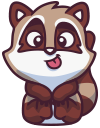 raccoonSTiK stickers iMessage messages sticker-2