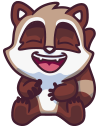 raccoonSTiK stickers iMessage messages sticker-4