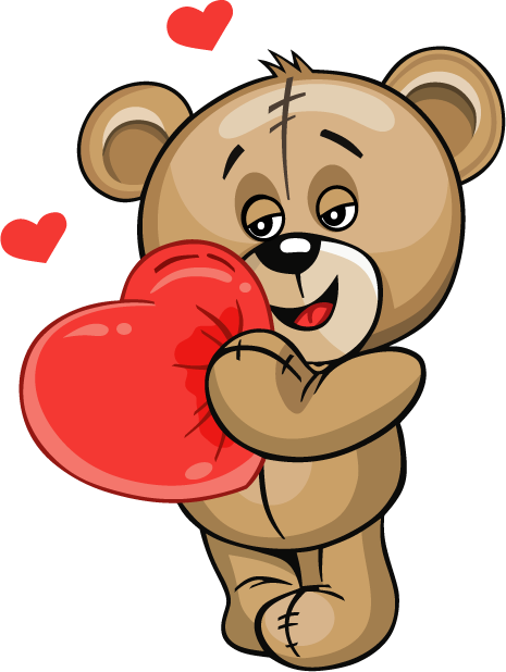 Huge Teddy Bear messages sticker-1