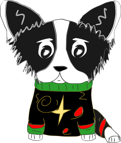 Cute Corgi Christmas messages sticker-3