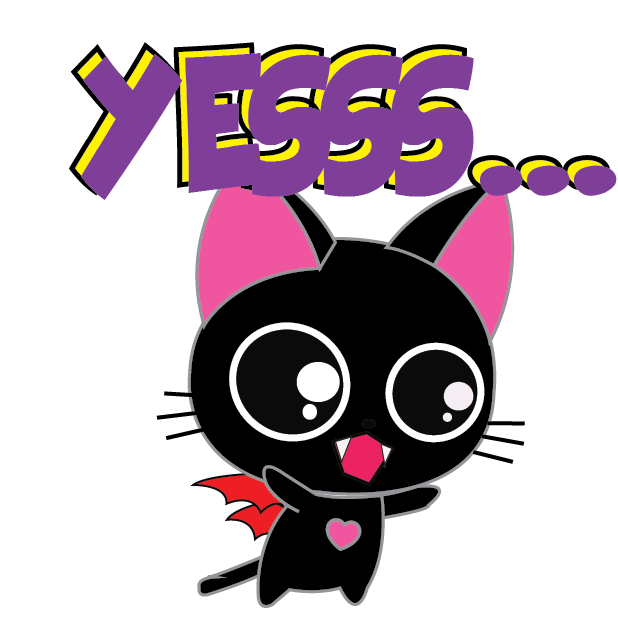 Vampire Kitty Stickers messages sticker-9