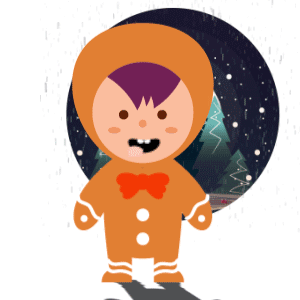 Animated character Xmas messages sticker-1
