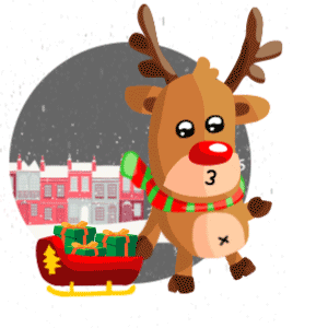 Animated character Xmas messages sticker-11