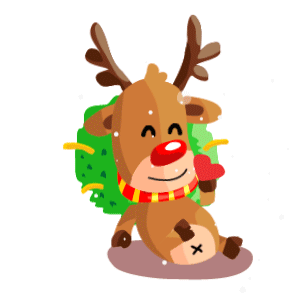 Animated character Xmas messages sticker-6