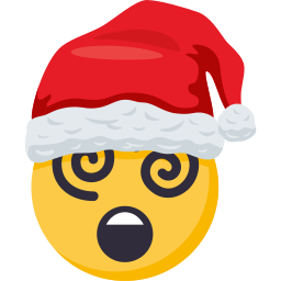 Santa Smiley Pack: by EmojiOne messages sticker-11