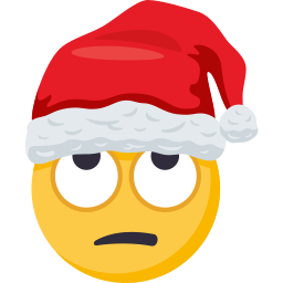 Santa Smiley Pack: by EmojiOne messages sticker-0