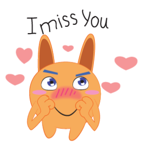 Bunny emoji animated messages sticker-9