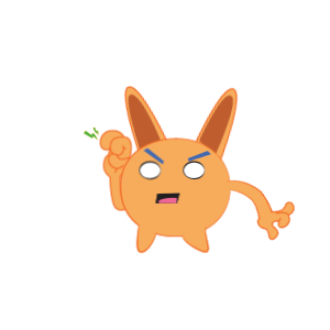 Bunny emoji animated messages sticker-2