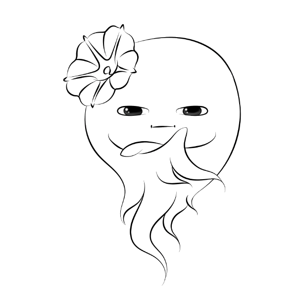 Flower Sprites Monochrome messages sticker-5
