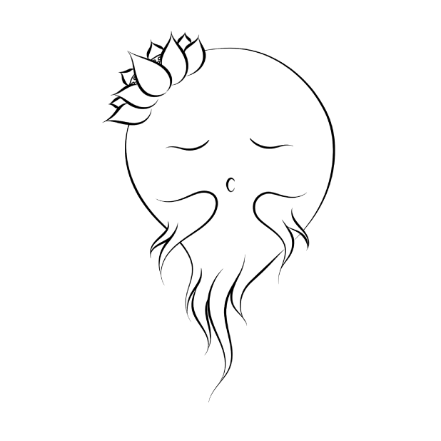 Flower Sprites Monochrome messages sticker-9