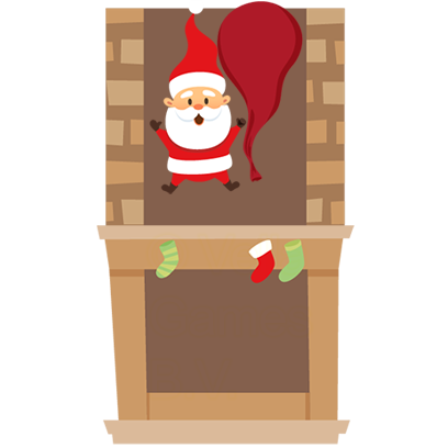 Animated Xmas Santa Stickers messages sticker-1
