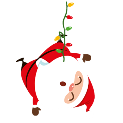 Animated Xmas Santa Stickers messages sticker-2
